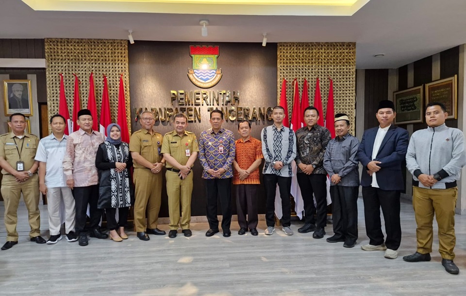 Dewan Pendidikan Kabupaten Tangerang Adiensi di Sambut Pj Bupati